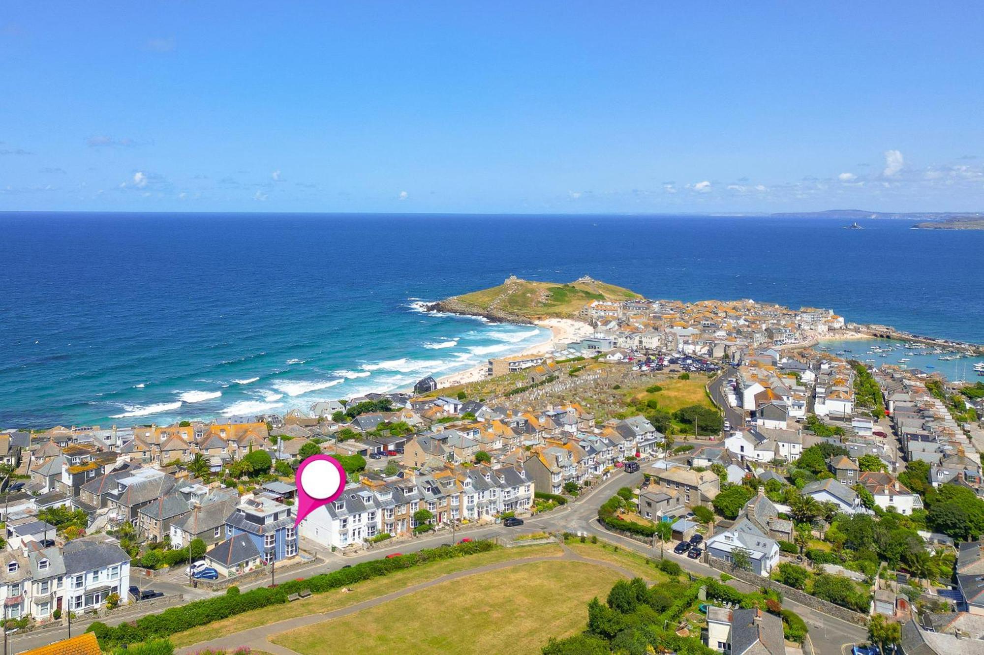 Apartamento Seabreeze 3 - Seaview & Parking St Ives Exterior foto