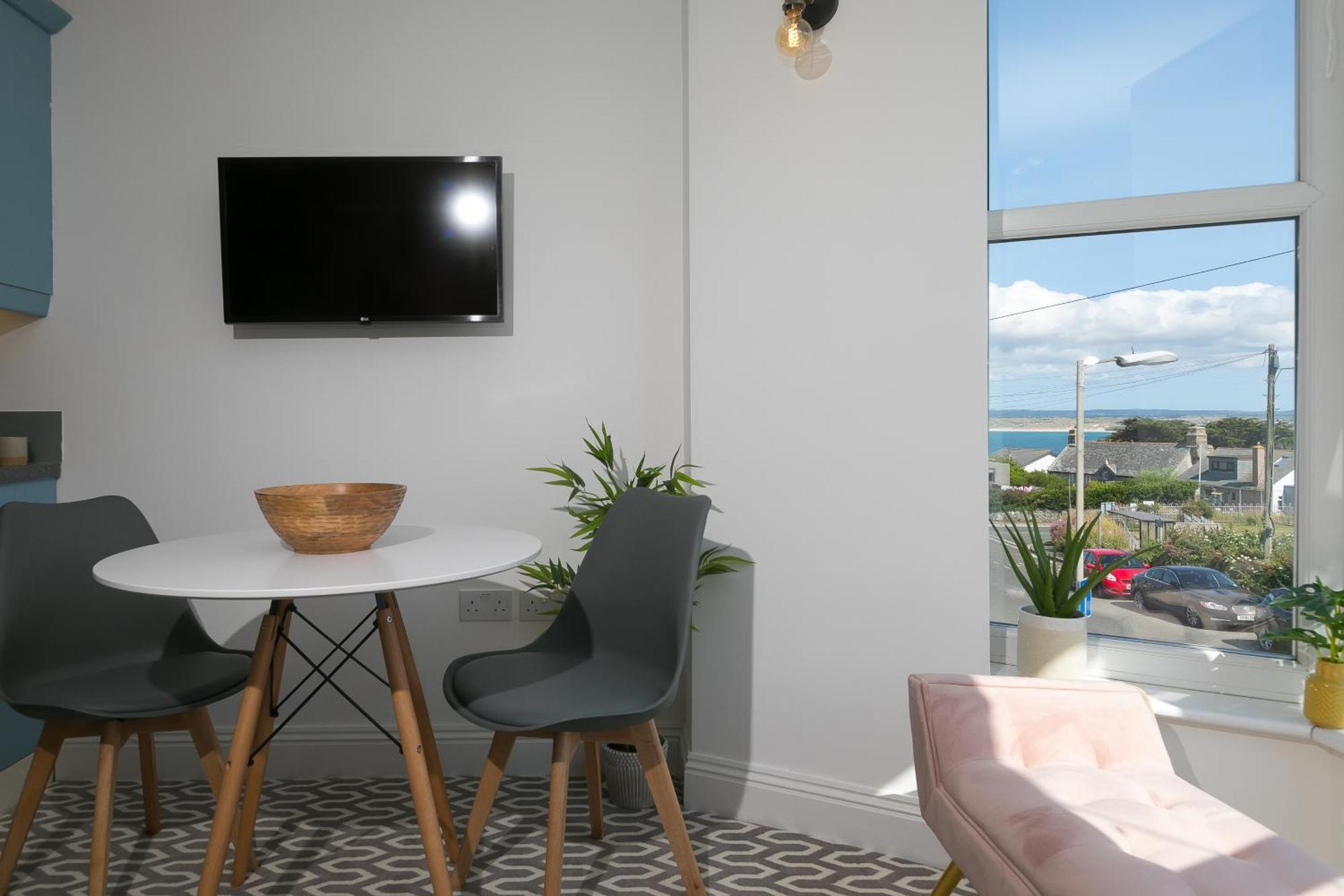 Apartamento Seabreeze 3 - Seaview & Parking St Ives Exterior foto