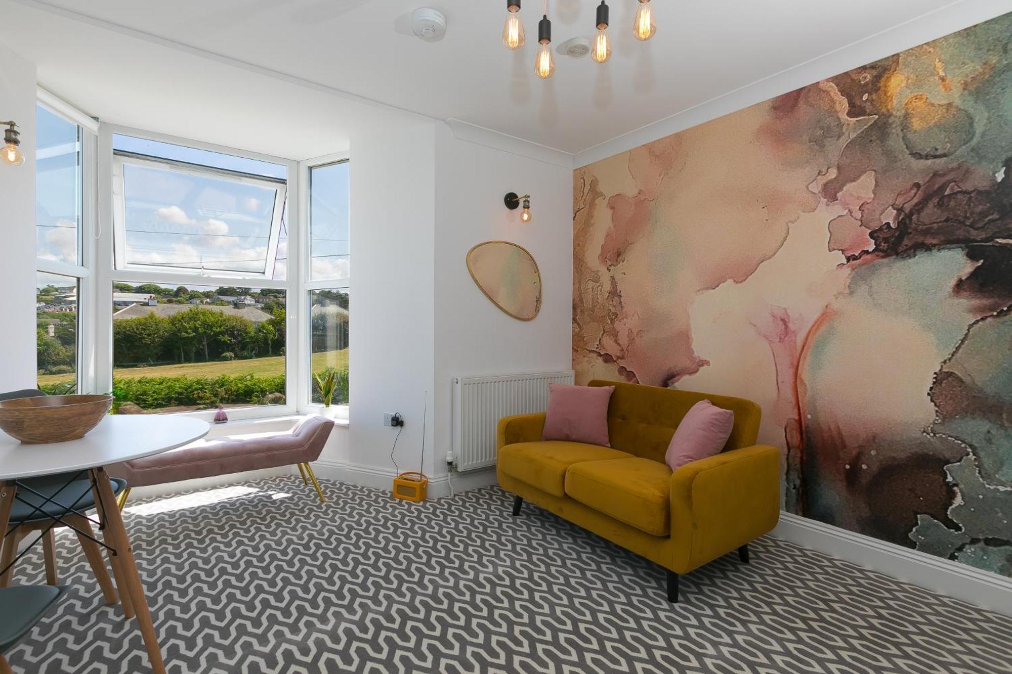 Apartamento Seabreeze 3 - Seaview & Parking St Ives Exterior foto