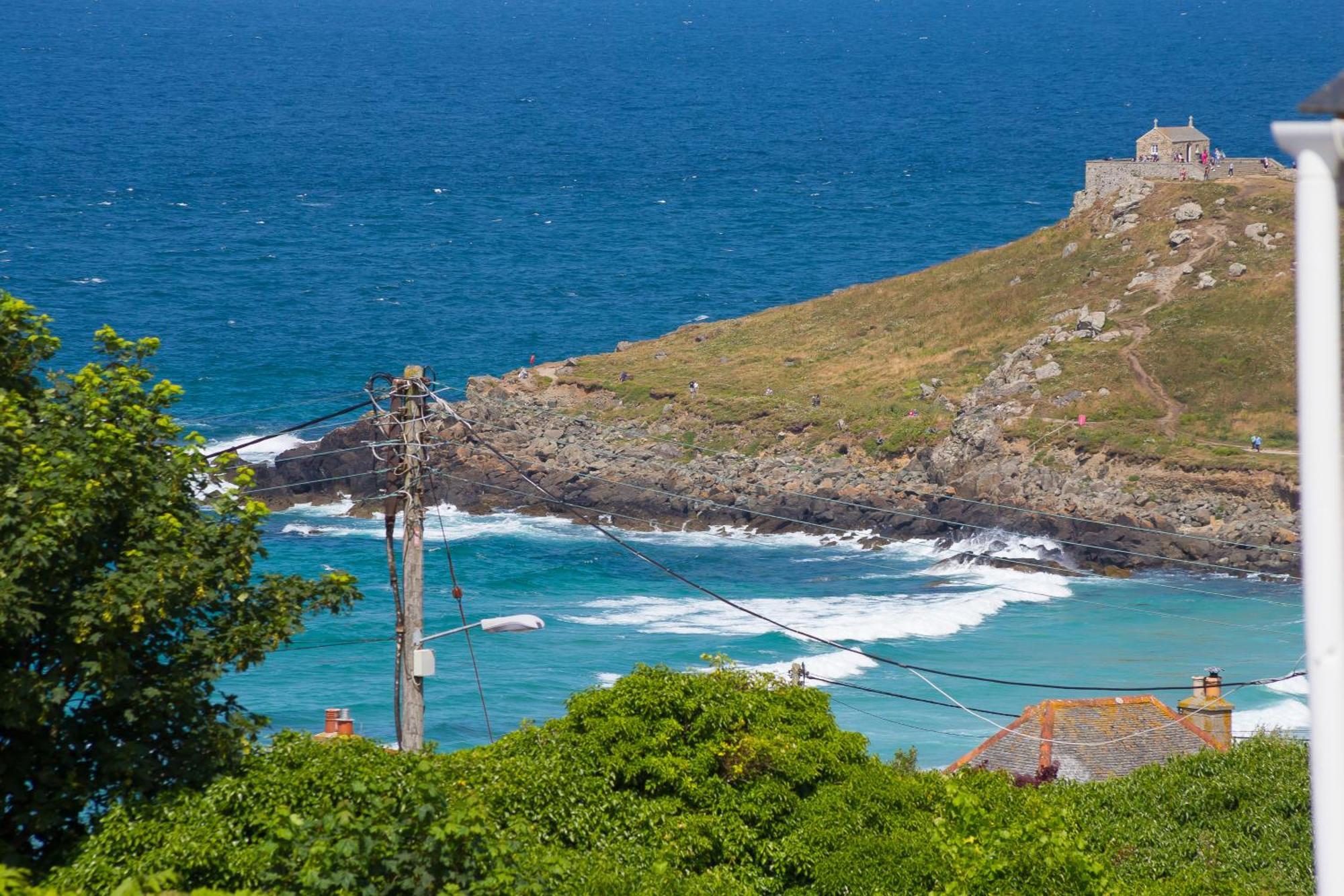 Apartamento Seabreeze 3 - Seaview & Parking St Ives Exterior foto